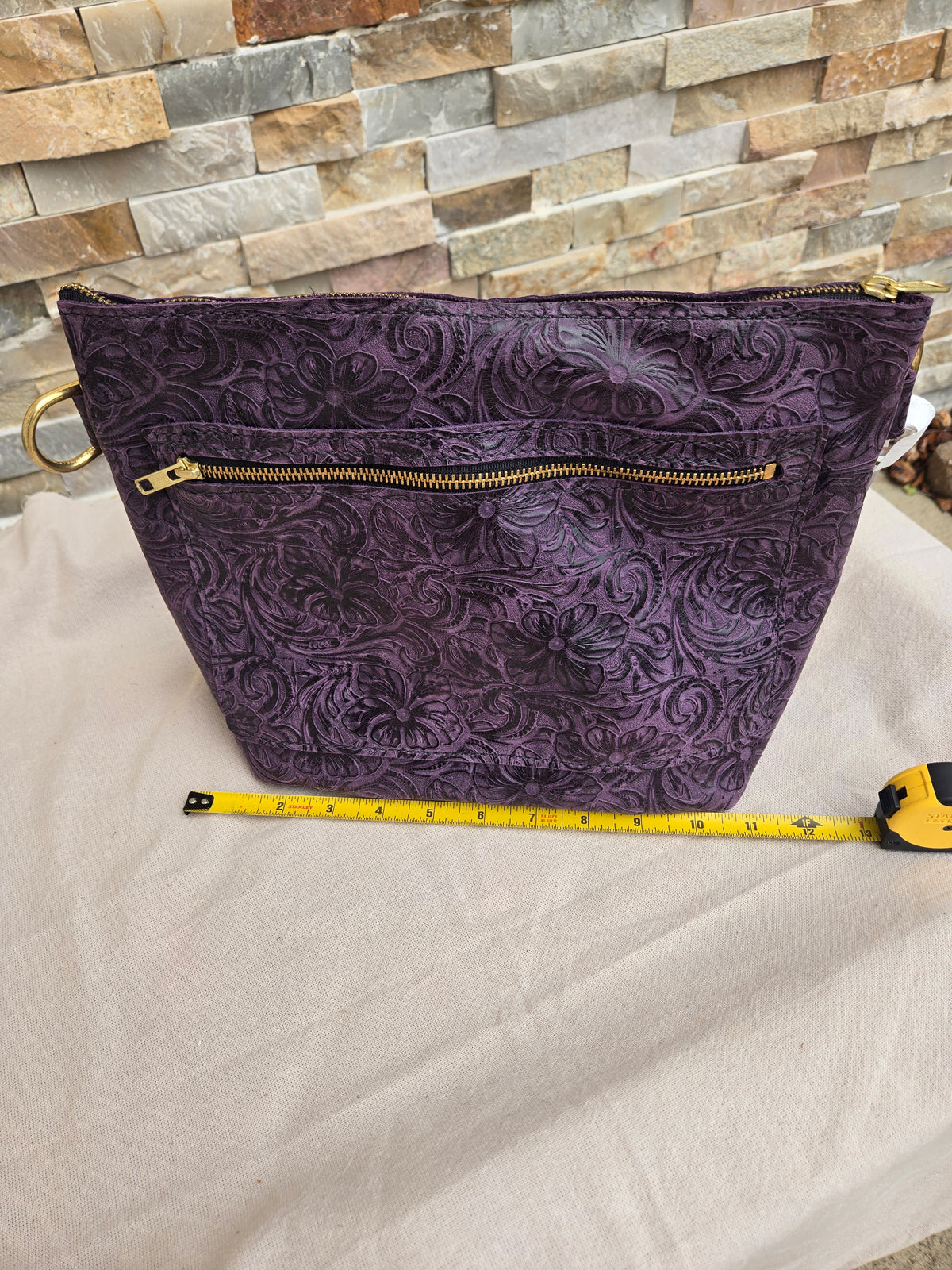 Unique Leather Tote/Purse -  Handmade CUSTOM Leather Tote/Purse by local Amish Artisans (MADE TO ORDER!)  Size MEDIUM - Simple Life Amish Store