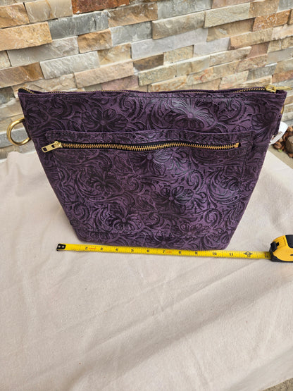 Unique Leather Tote/Purse -  Handmade CUSTOM Leather Tote/Purse by local Amish Artisans (MADE TO ORDER!)  Size MEDIUM - Simple Life Amish Store