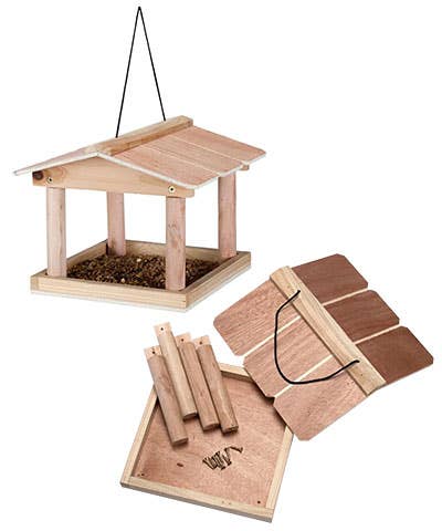 Build-Your-Own Hanging Bird Table Kit - Simple Life Amish Store