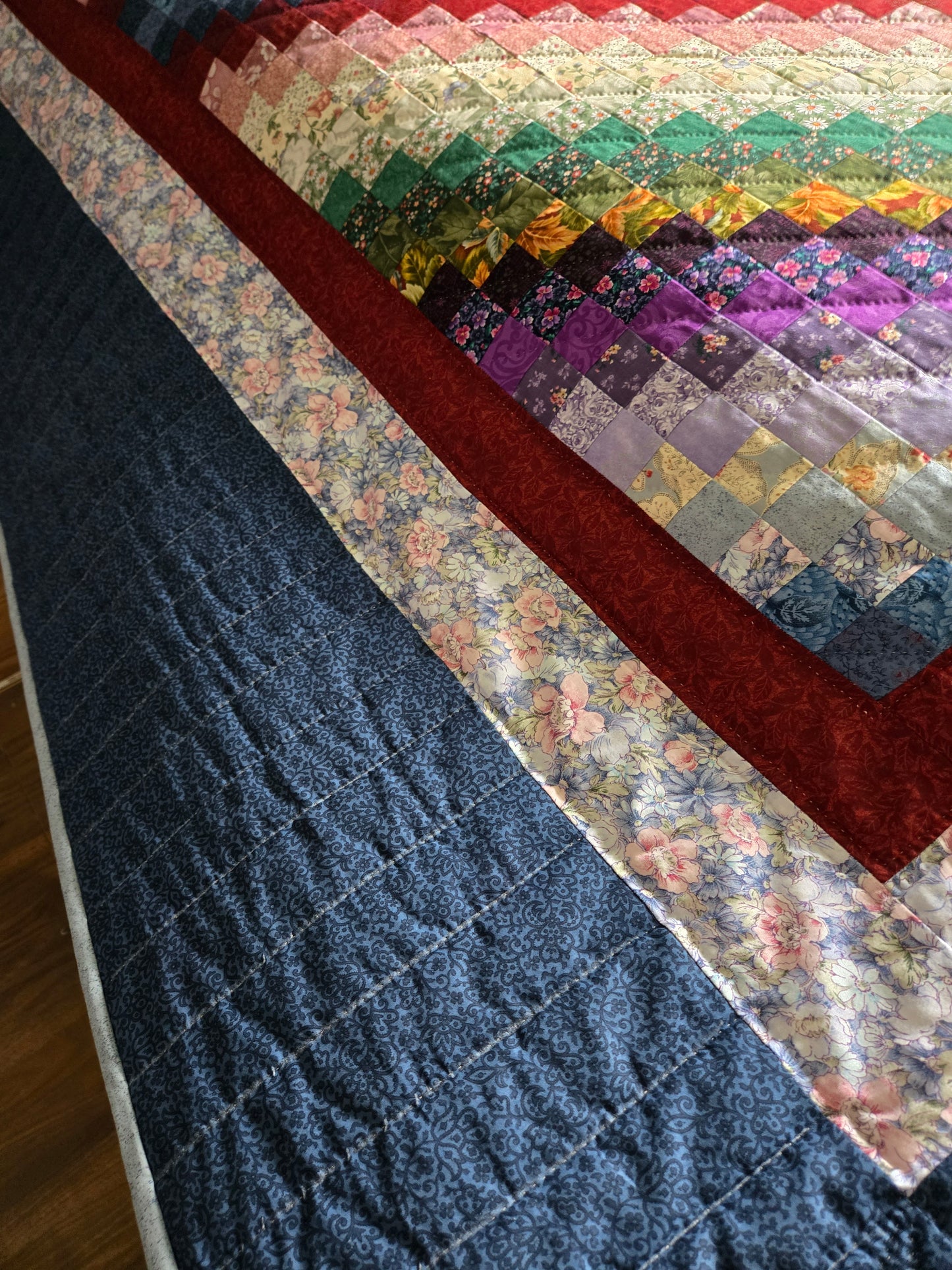 Quilt-Amish Handmade-Color Splash