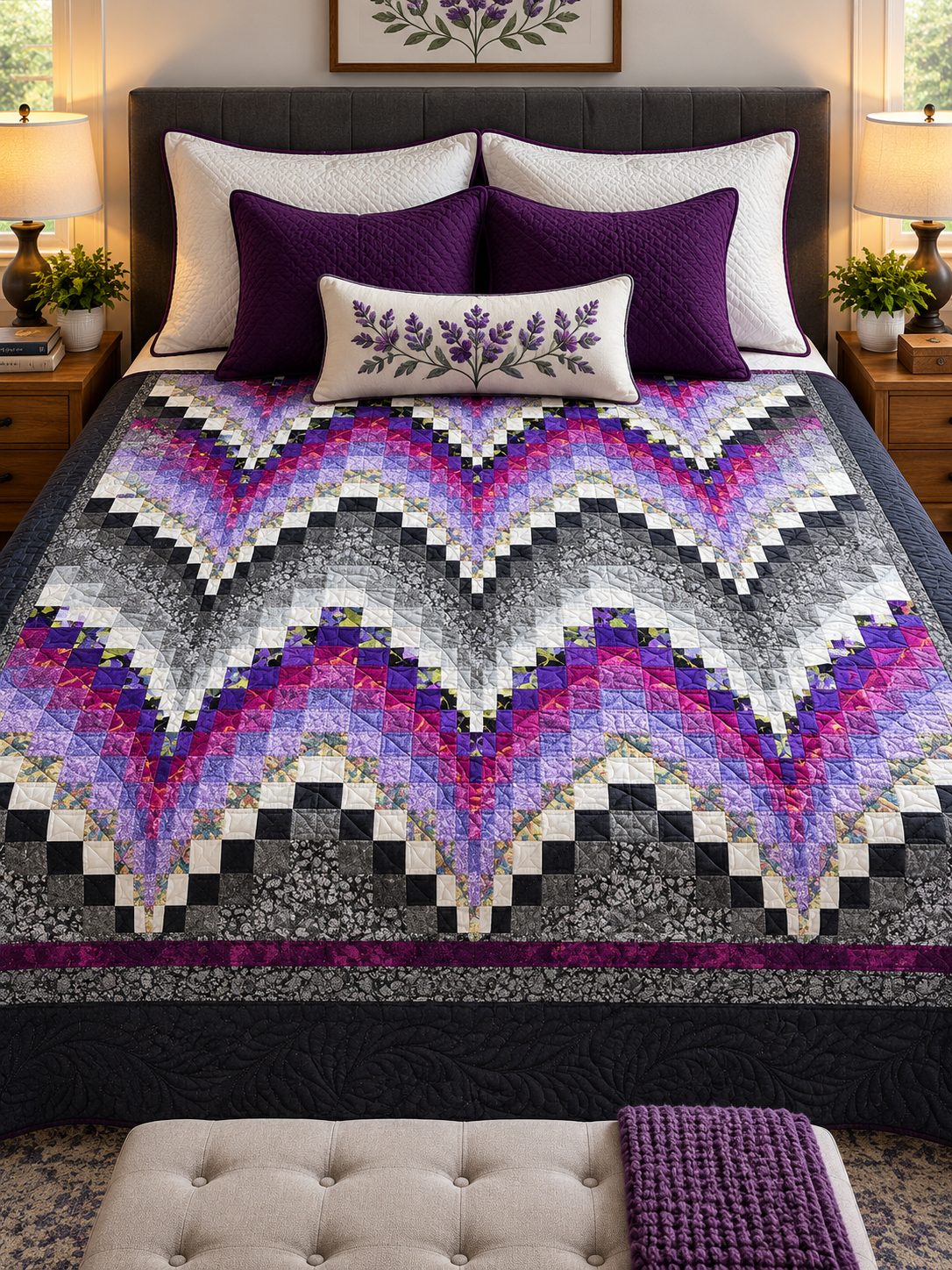 Quilt-Amish Handmade-Barjello