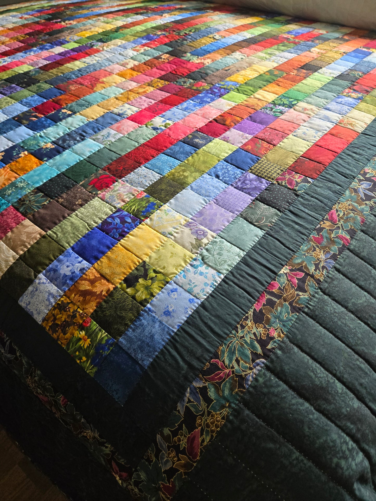 Quilt-Amish Handmade-Grandma's Patch