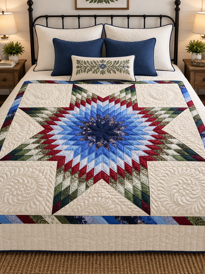 Quilt-Amish Handmade-Lone Star