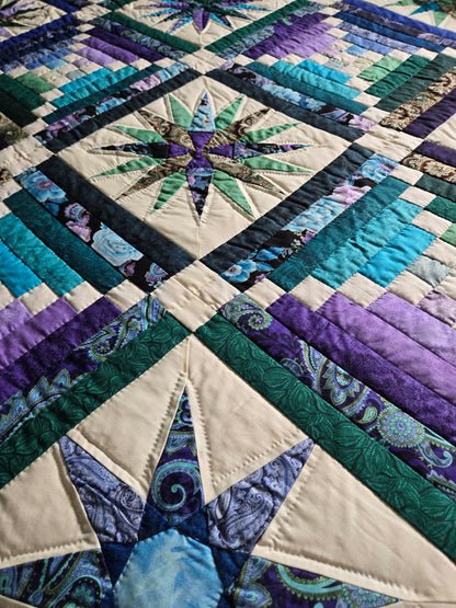 Quilt-Amish Handmade-Moonglow Lite