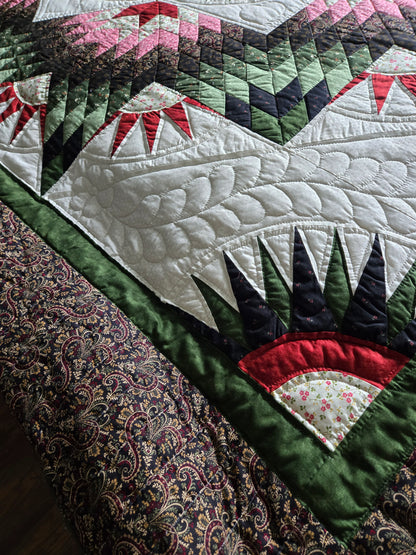 Quilt-Amish Handmade-Mariners Star